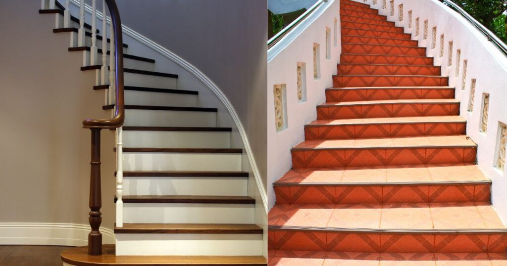 Rough Tiles for Stairs